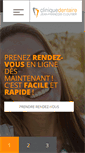 Mobile Screenshot of cliniquedentairejfcloutier.com